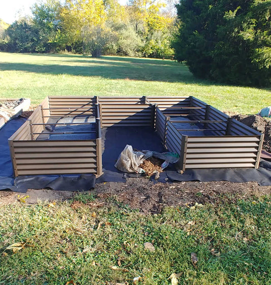 filling your garden bed