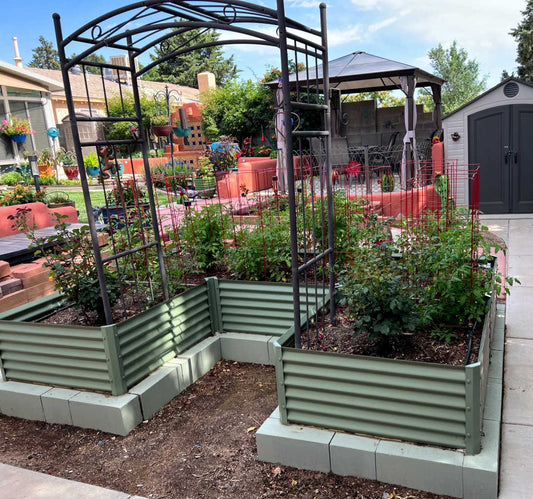 artful garden beds