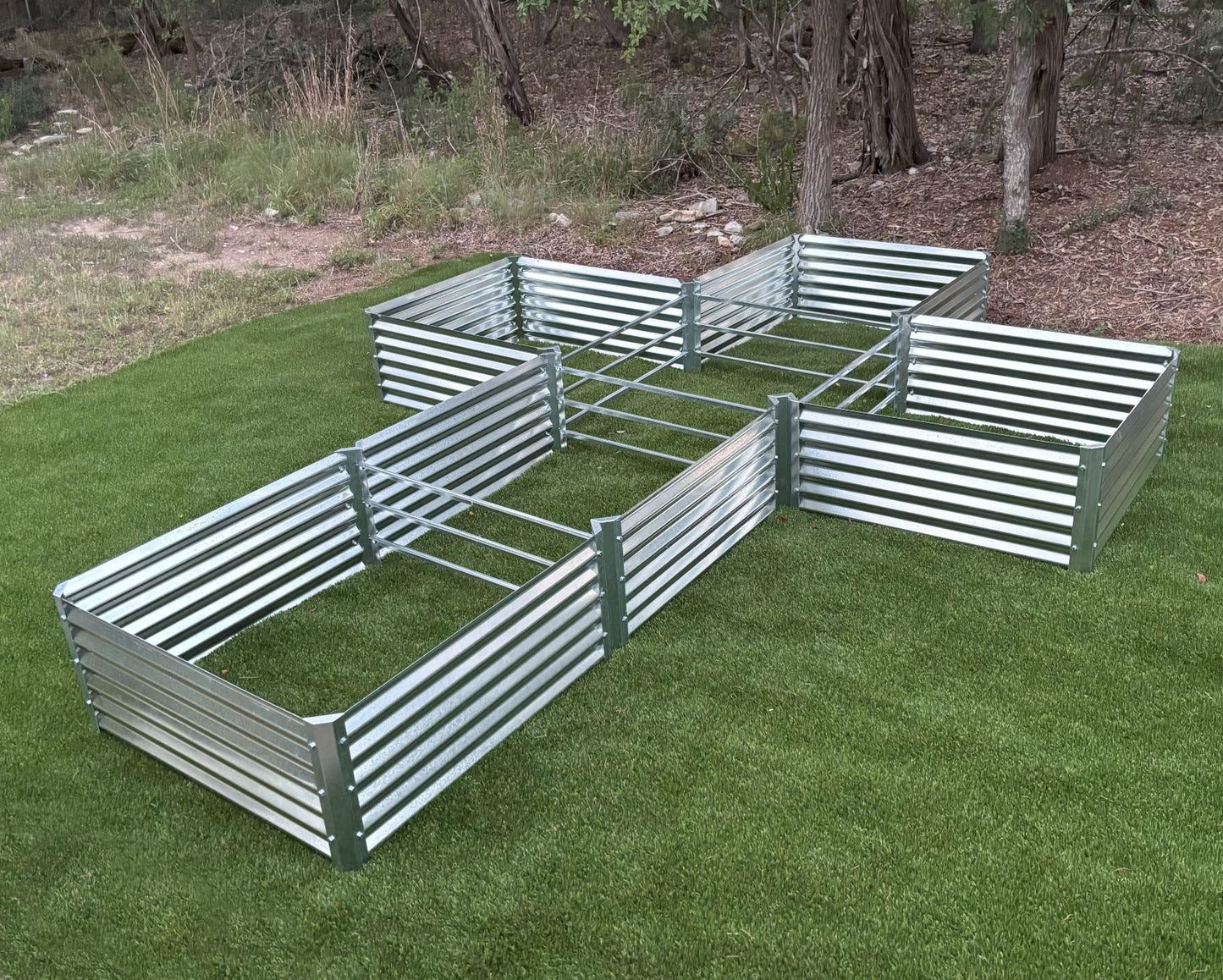 cross garden bed alternative view 1
