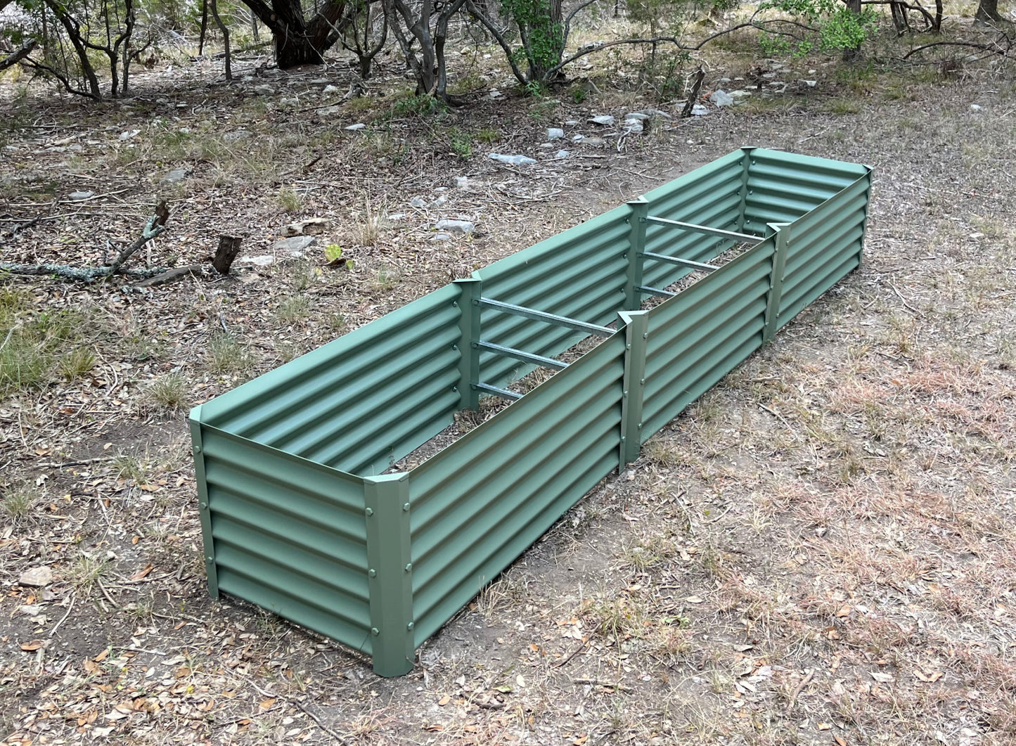 narrow sage largo raised garden installed