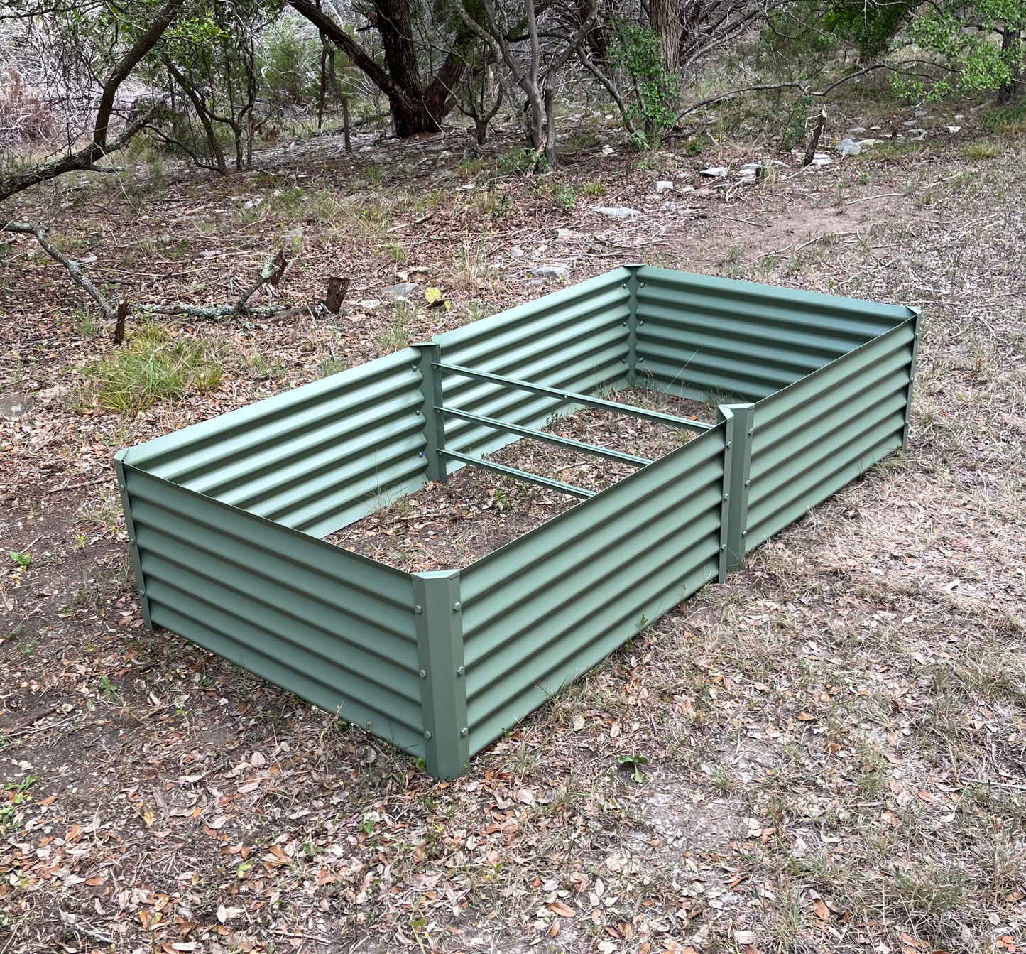 sage grande garden bed installed