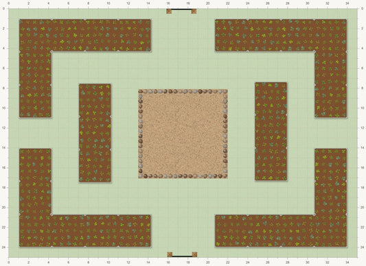 35x25 garden plan