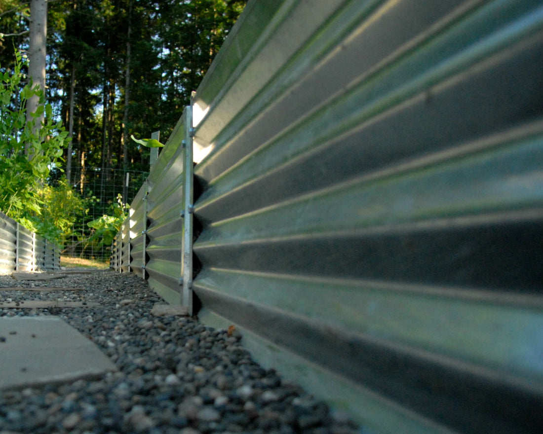 gravel paths between garden beds