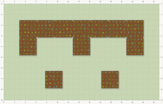 29' × 18' Garden Plan