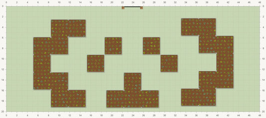 48' × 20' Garden Plan