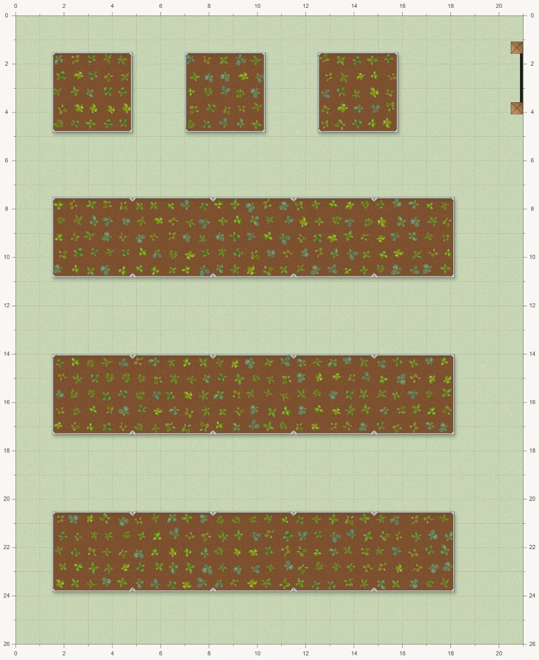 21' × 26' Layout