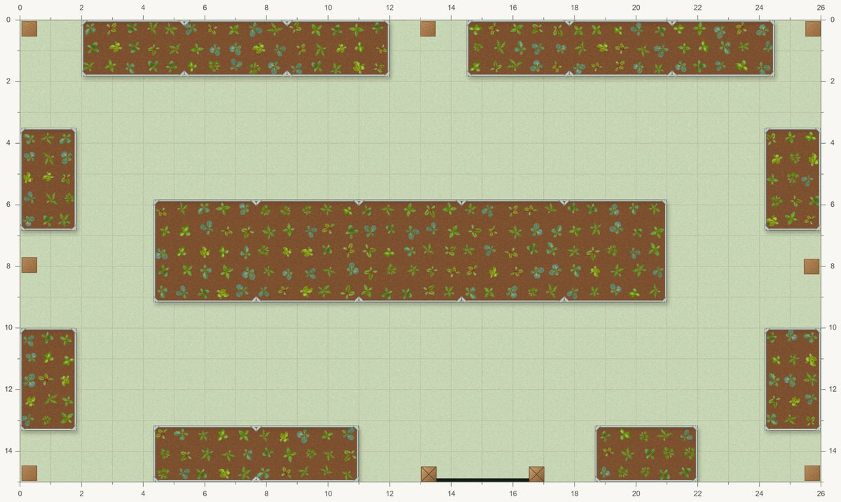 26' × 15' Layout