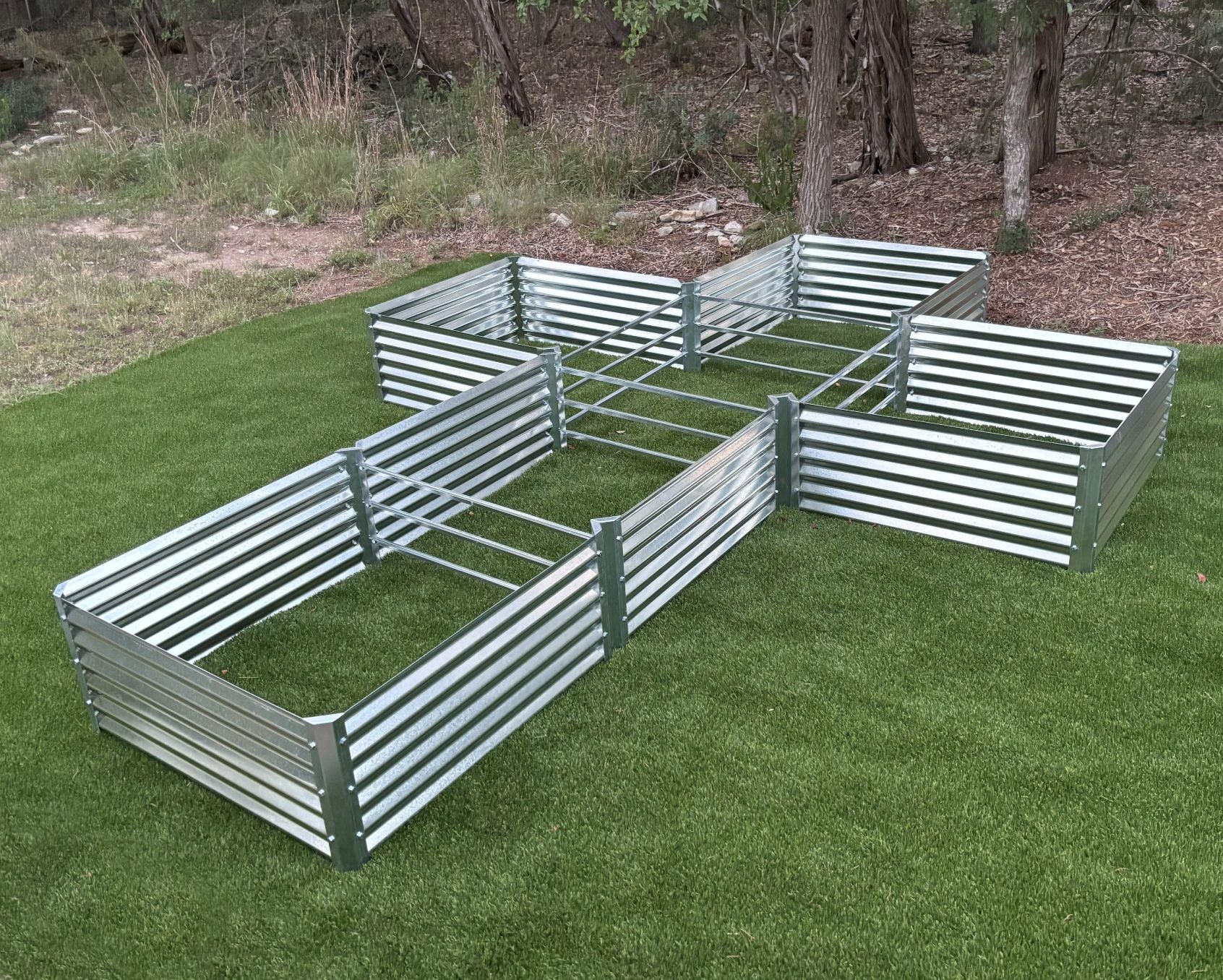 cross garden bed alternative view 1