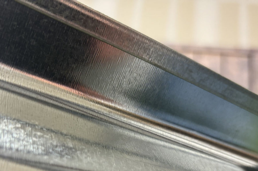 folded top edge