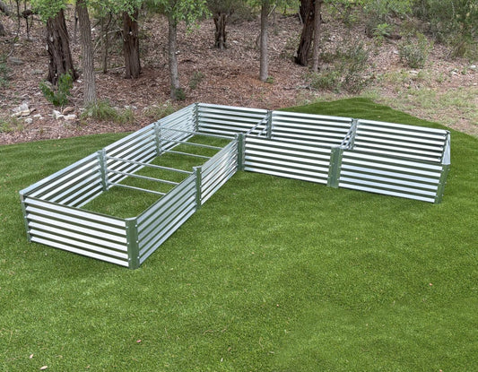 long l garden bed