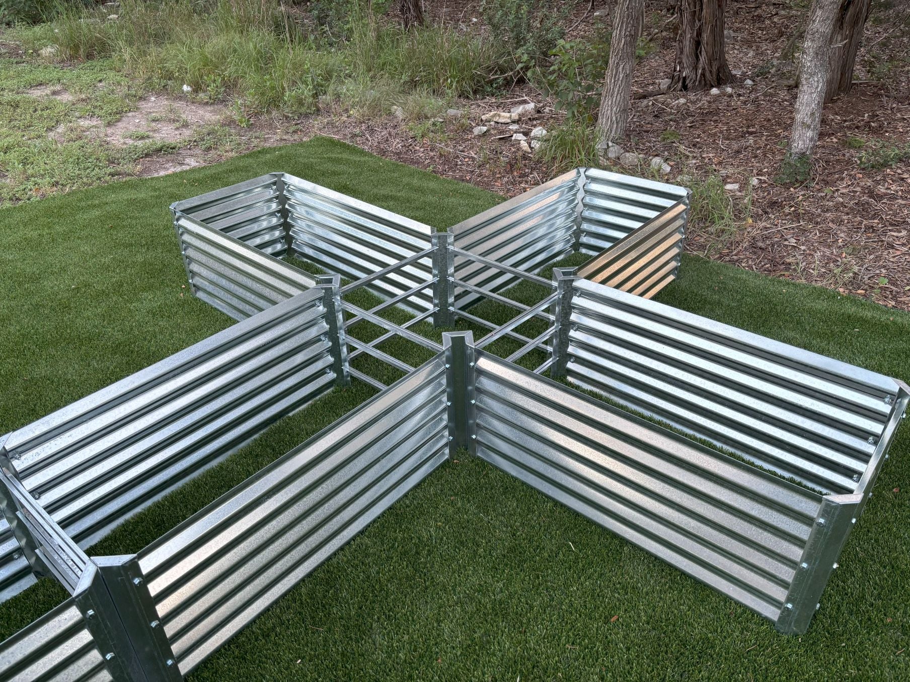 narrow cross garden alt view 2