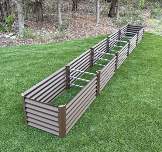 narrow rustic sandia garden bed