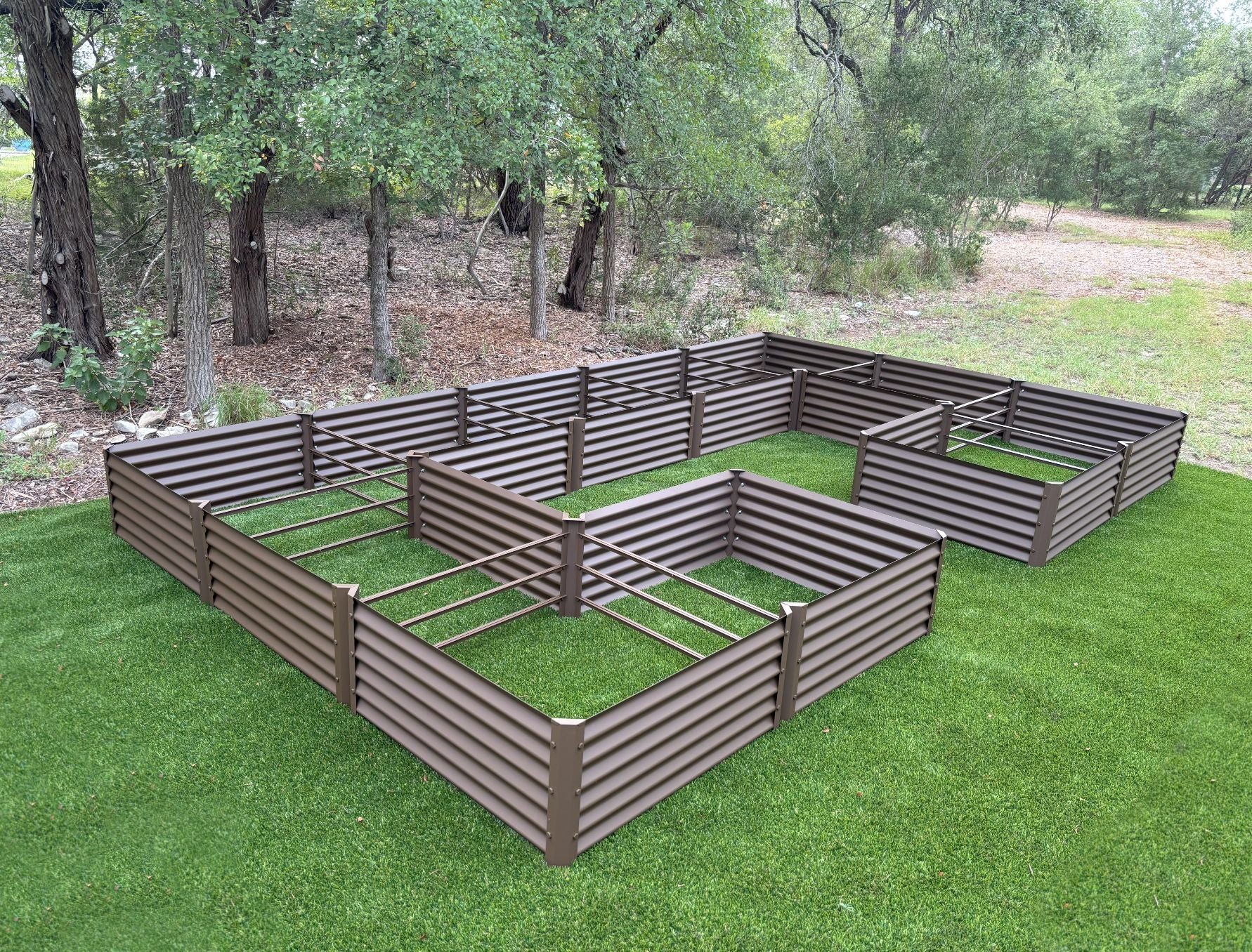 rustic completo garden bed