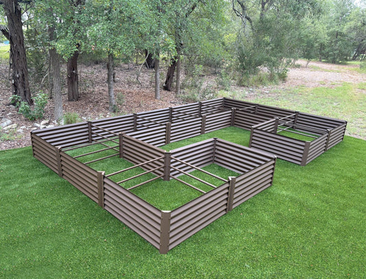rustic completo garden bed