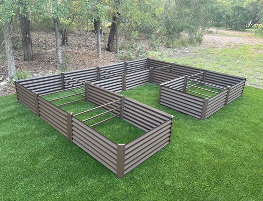 rustic mezcla garden bed