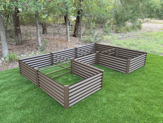 rustic u garden bed