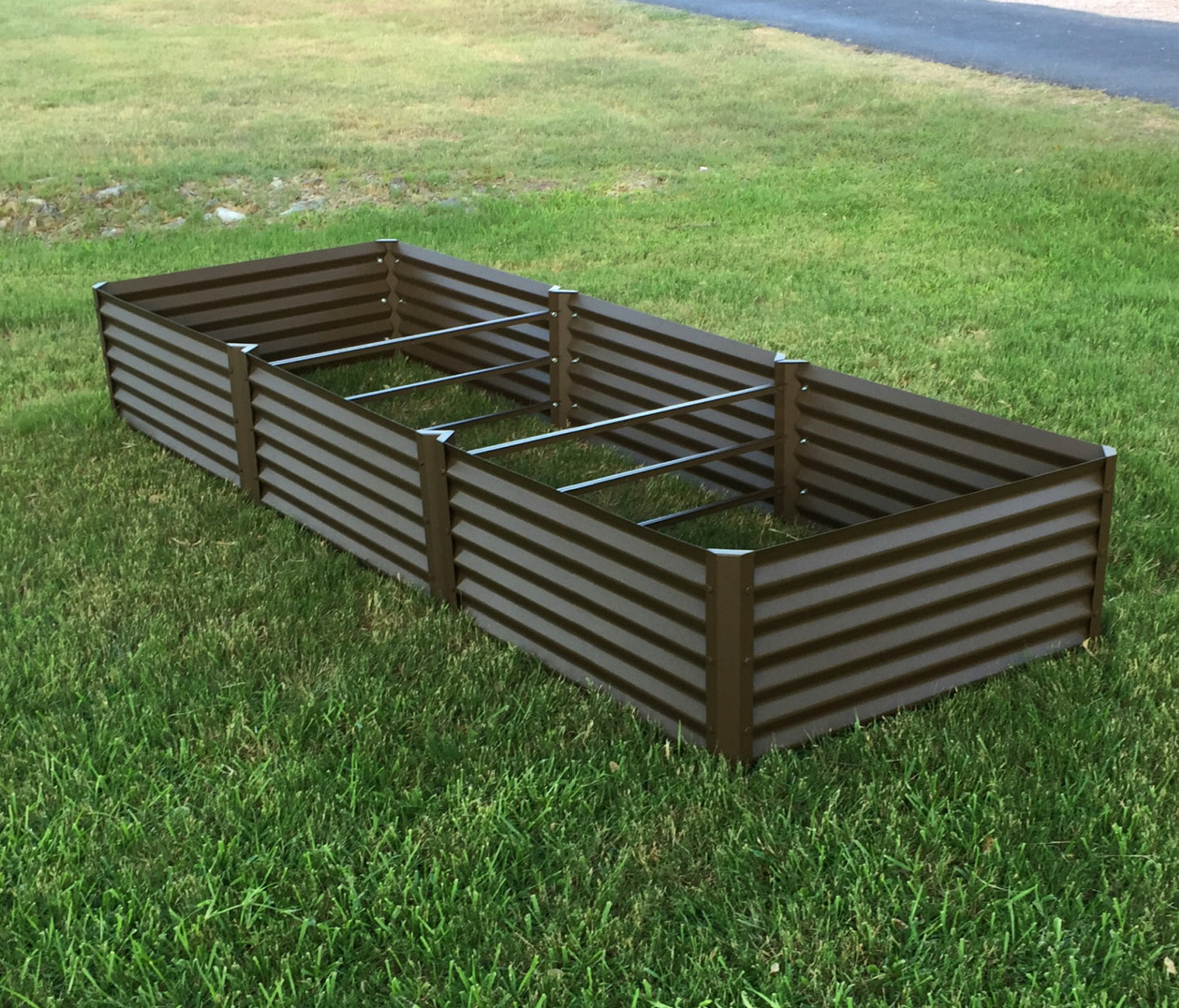 rustic largo raised garden bed installed