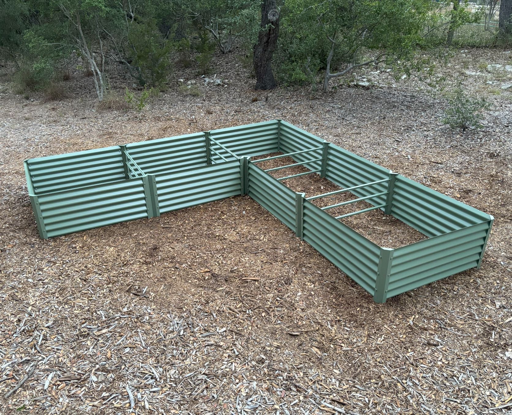 sage long l garden bed