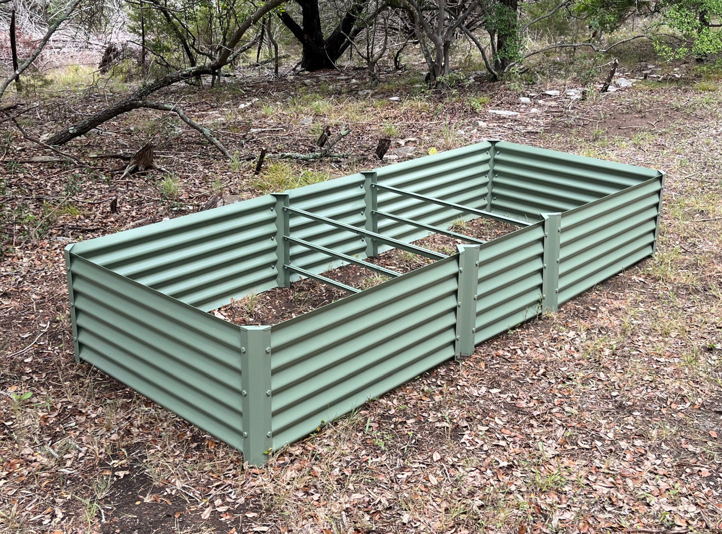 sage exacto raised garden installed